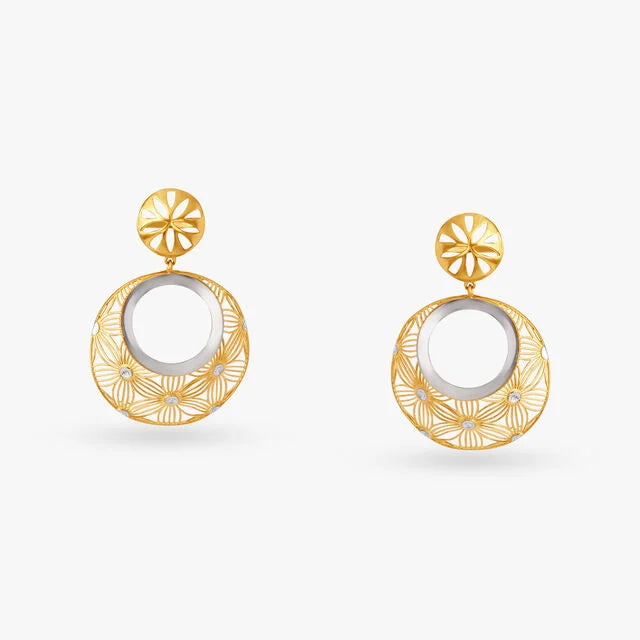 Ethereal Floral Drop Earrings
