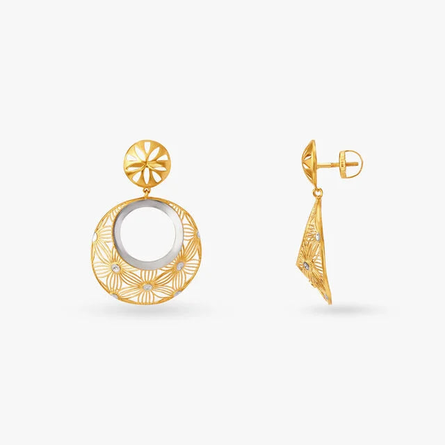 Ethereal Floral Drop Earrings