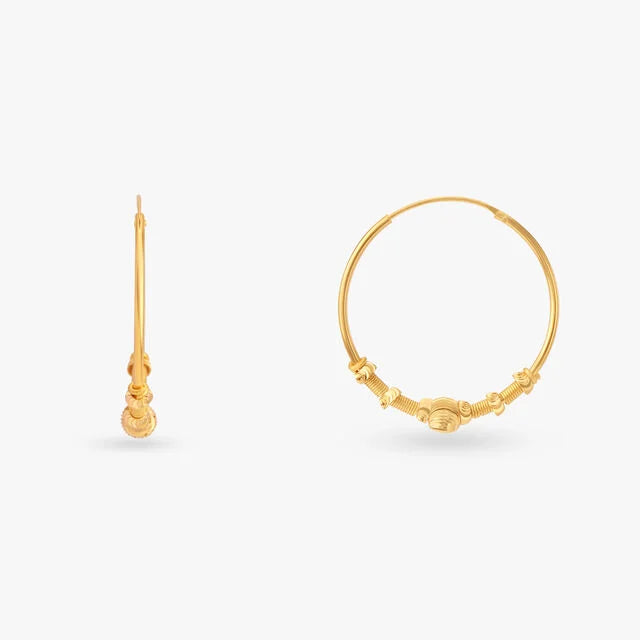 Spirited Spring Hoop Earrings