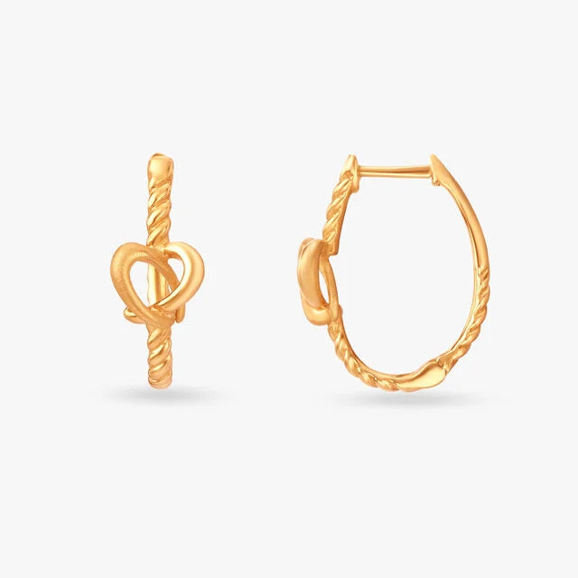Dapper Gold Hoop Earrings