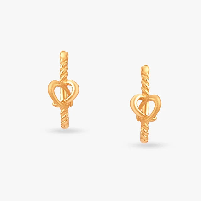 Dapper Gold Hoop Earrings