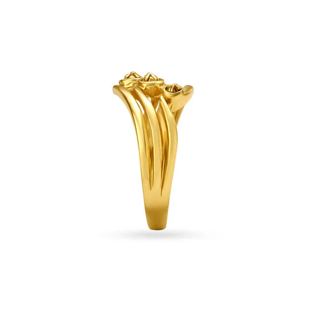 Shimmering Modern Ring