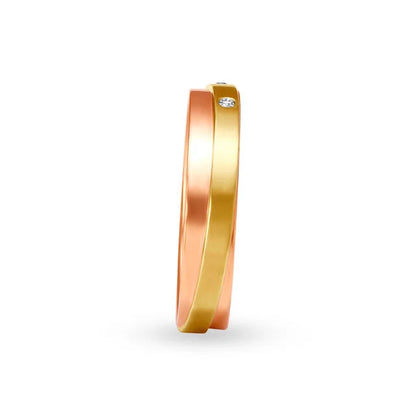 Orbiting Diamond Men's Finger Ring