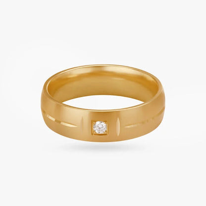 Bold Diamond Finger Ring for Men