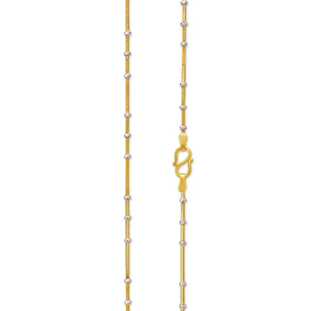 Sleek Modern Gold Chain