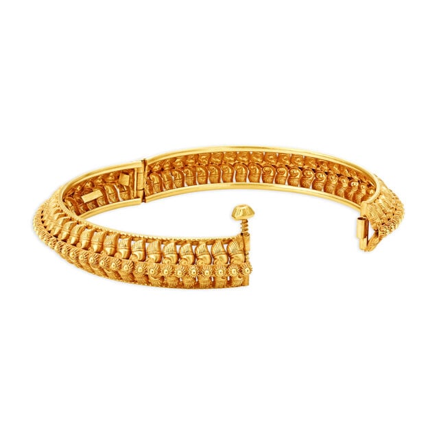 Ornate Beauty Gold Bangles