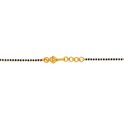 Carved Sphere Gold Mangalsutra