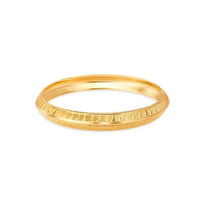 Dazzling Gold Kada for Men