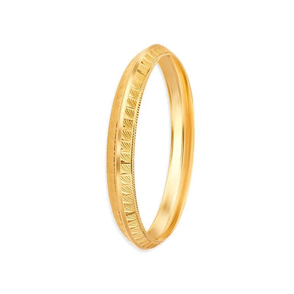 Dazzling Gold Kada for Men