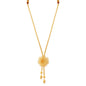 Ethnic Floral Filigree Gold Necklace