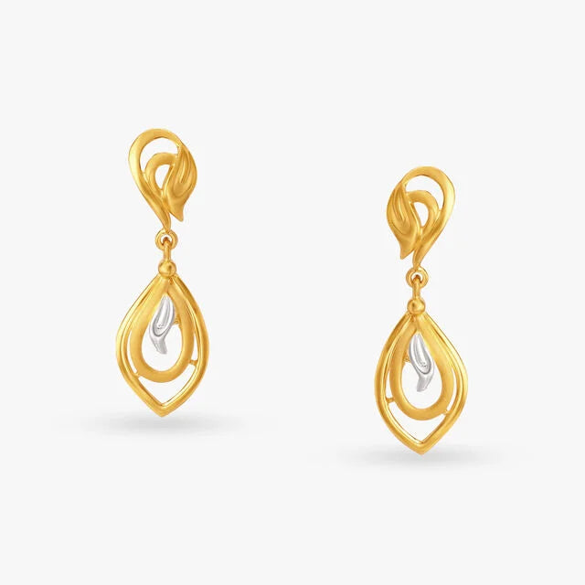 Droplet Drift Drop Earrings