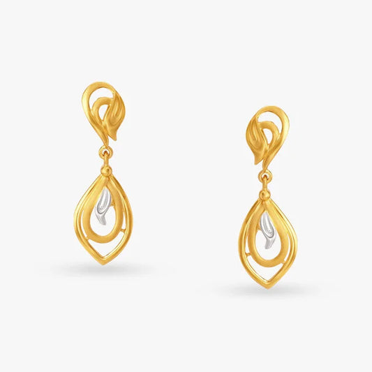 Droplet Drift Drop Earrings