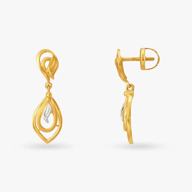 Droplet Drift Drop Earrings