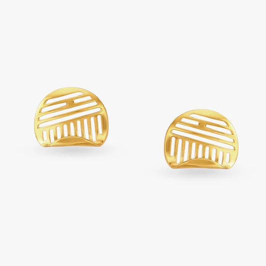 Elysian Gold Stud Earrings