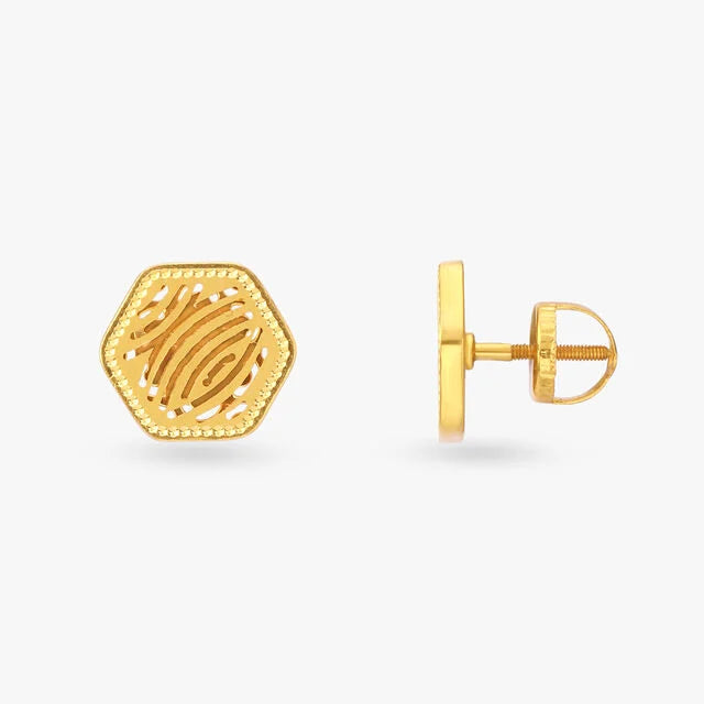 Iconic Gold Stud Earrings