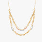 Chic Linked Gold Necklace