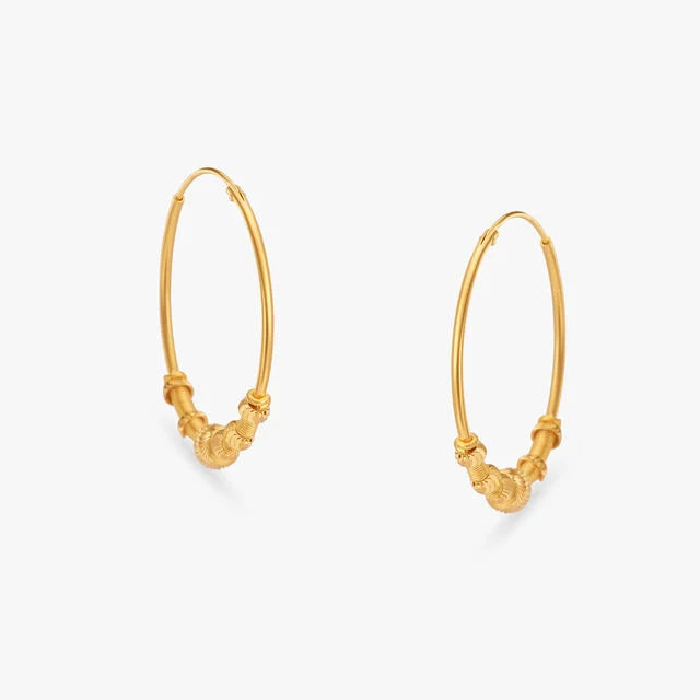 Spirited Spring Hoop Earrings