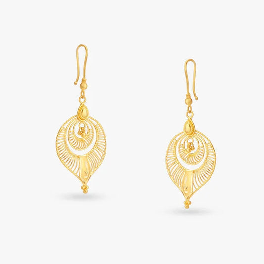 Celestial Crescent Chandbalis Earrings