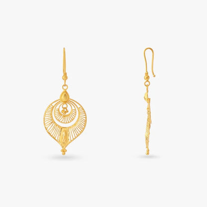Celestial Crescent Chandbalis Earrings