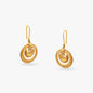 Textured Gold Hoop Earrings