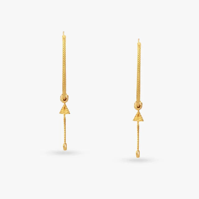 Delightful Gold Hoop Earrings