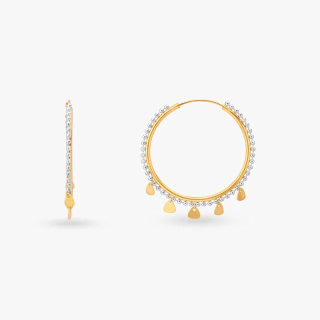 Geometric Gold Hoop Earrings