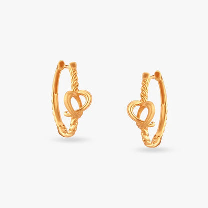 Dapper Gold Hoop Earrings