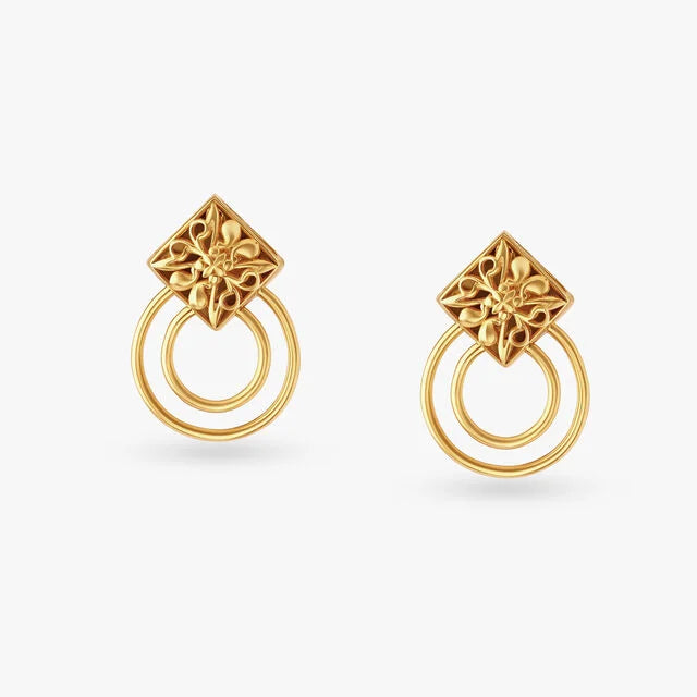 Subtle Geometric Pendant and Earrings Set