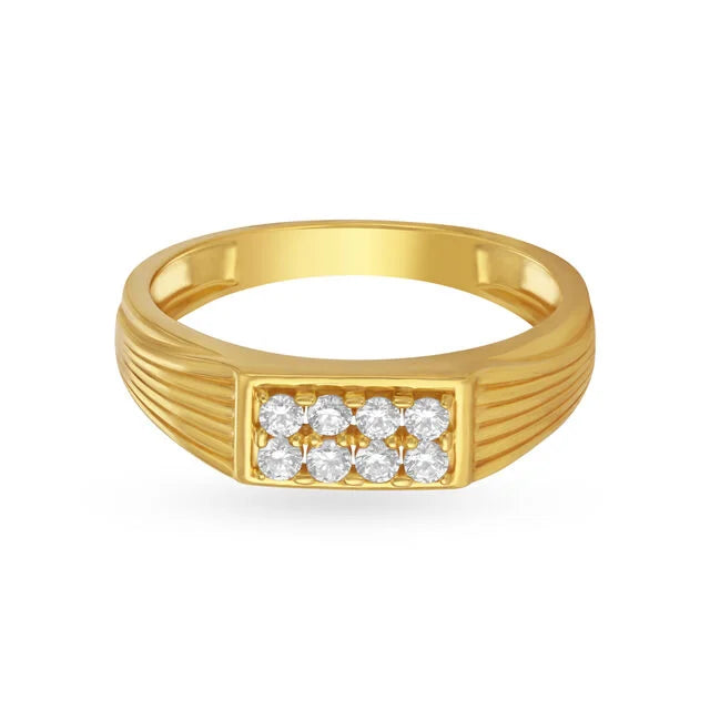 Stylish Gold Men's Gold Finger Ring
