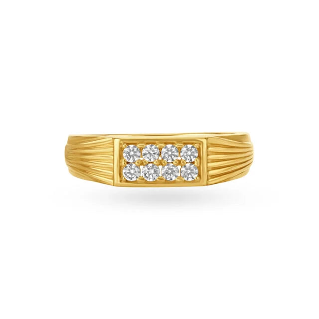 Stylish Gold Men's Gold Finger Ring