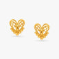 Heart of Gold Stud Earrings