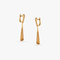Timeless Taper Gold Hoop Earrings