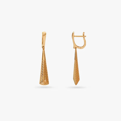 Timeless Taper Gold Hoop Earrings
