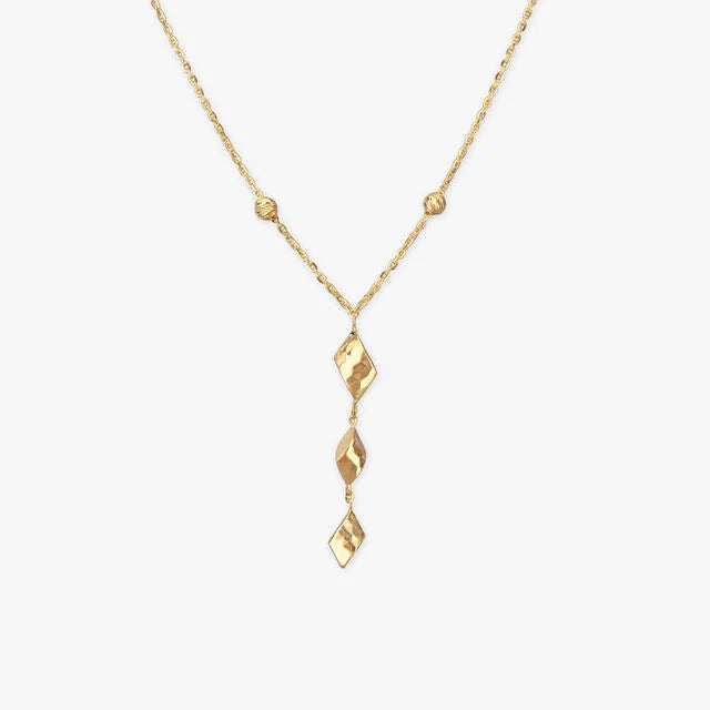 Sculpted Shine Gold Necklace