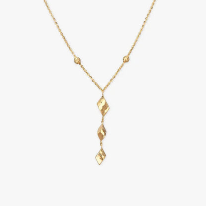 Sculpted Shine Gold Necklace