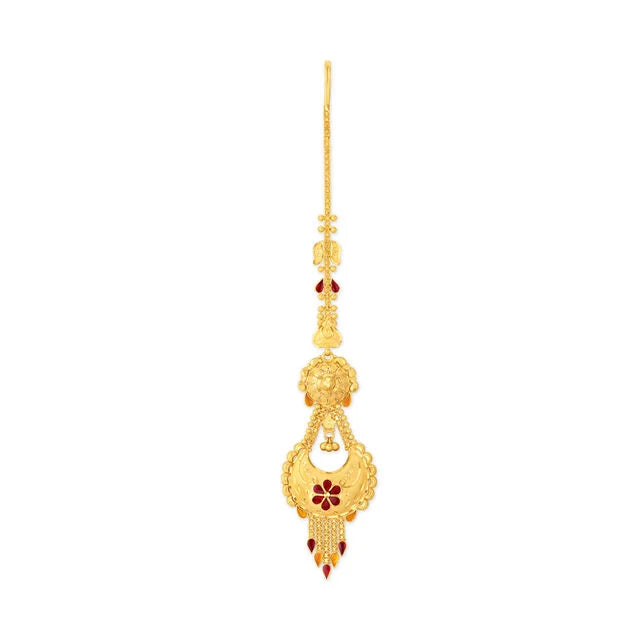 Glamorous Opulent Gold Maang Tikka